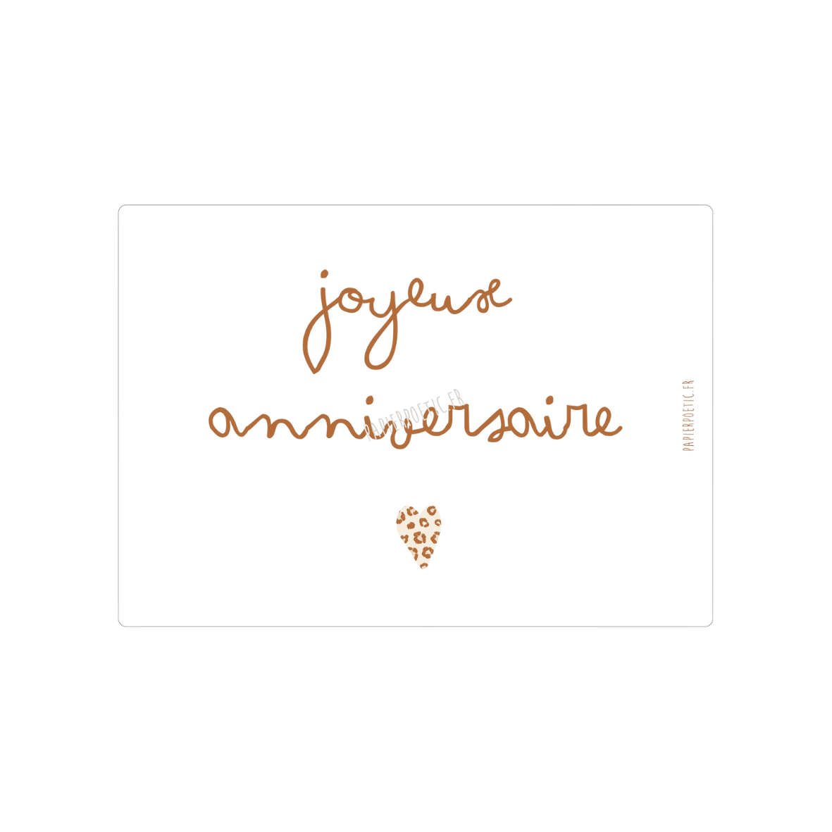 Carte Postale "Joyeux anniversaire Graou"