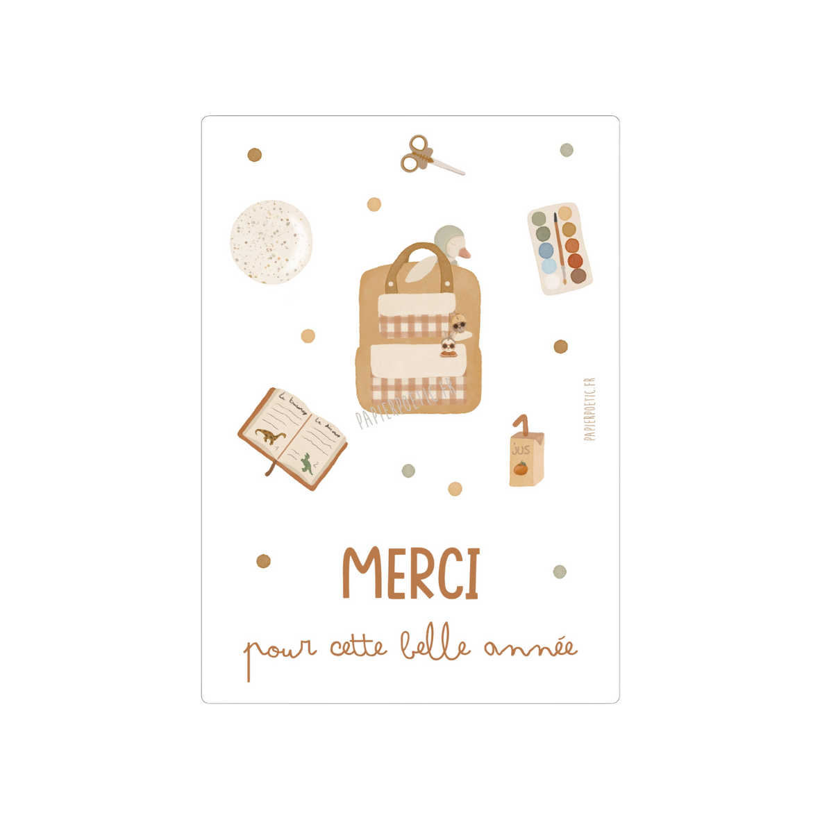 Carte "Merci"