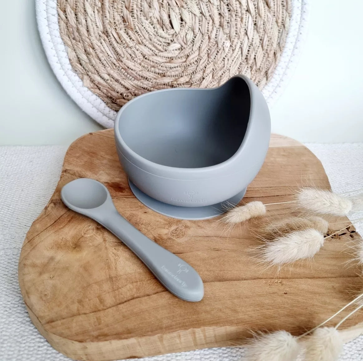 Bol en Silicone avec Ventouse et Cuillère