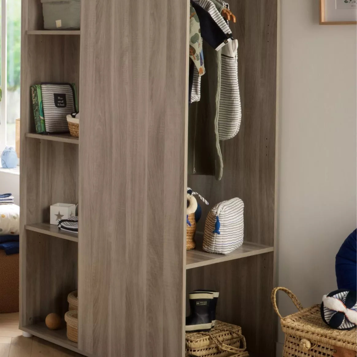Trousse de toilette en double gaze de coton et carrés éponge