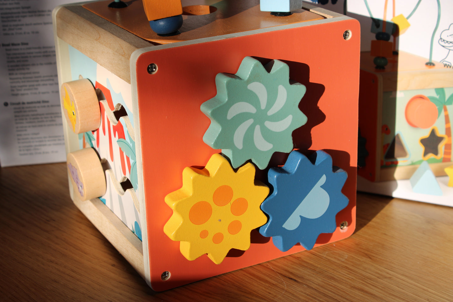 Cube de motricité - "Dino" 5 jeux interactifs
