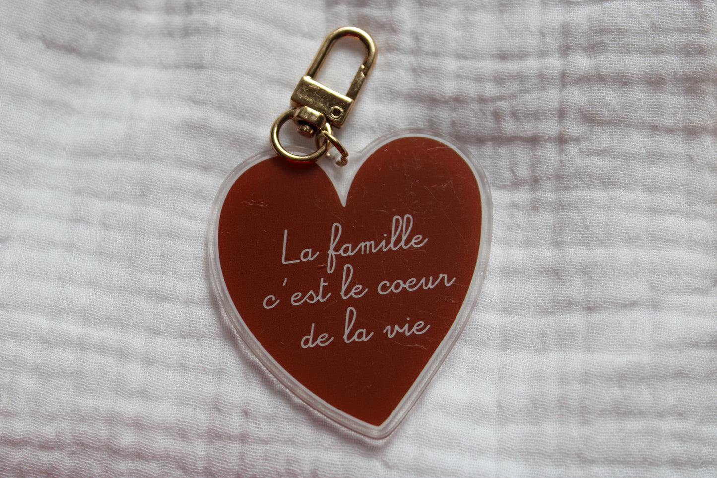 Porte clé - "La famille"