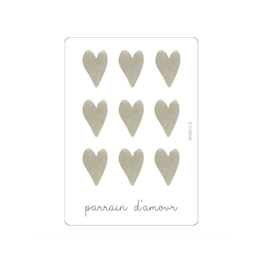 Carte "Parrain d'amour"