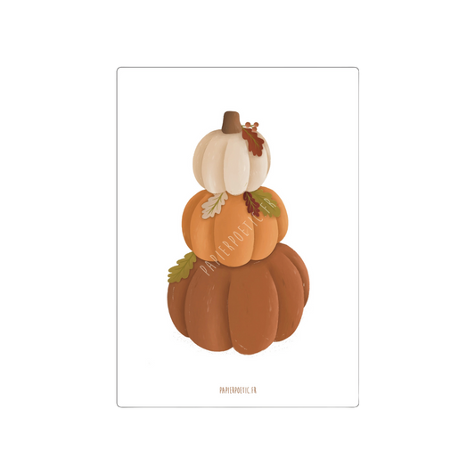 Carte "Pile de citrouilles"