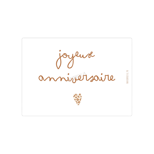 Carte Postale "Joyeux anniversaire Graou"