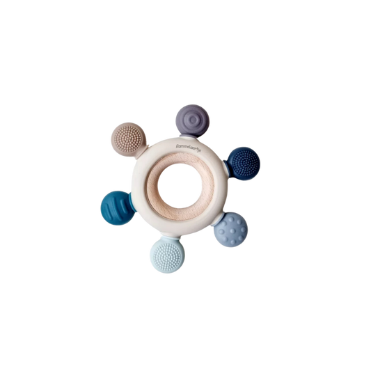 Anneau de dentition - Multicolore bleu
