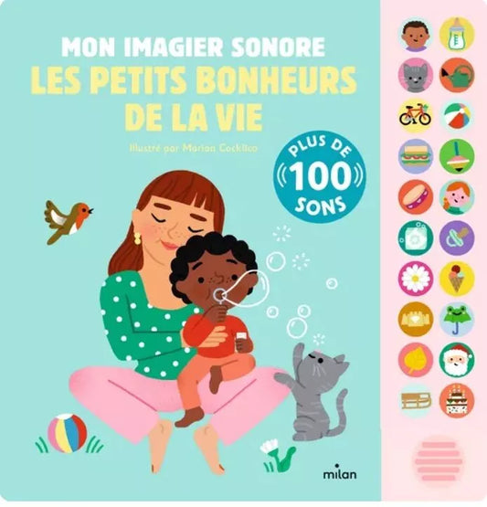 Livre - "Mon imagier sonore les petits bonheurs de la vie"