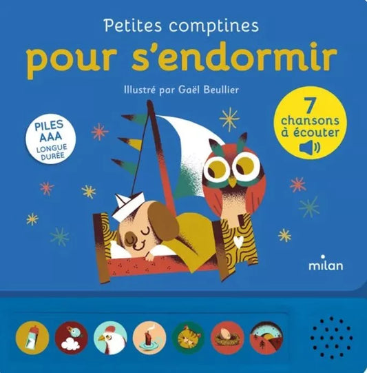 Livre sonore – Comptines pour s’endormir