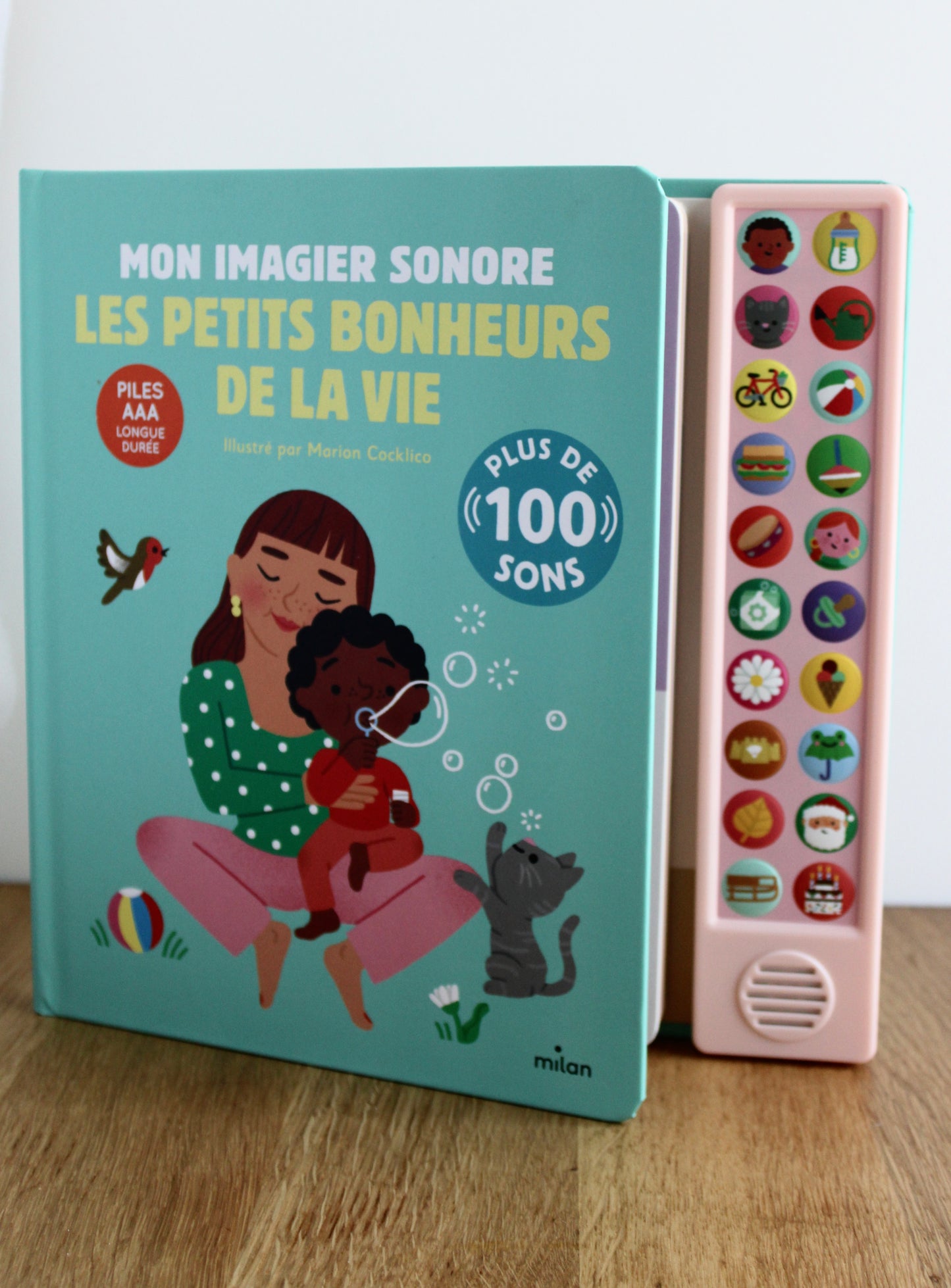 Livre - "Mon imagier sonore les petits bonheurs de la vie"